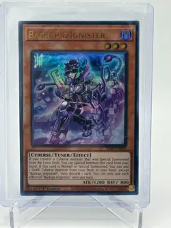 Backup @Ignister Ultra Rare ALIN-EN002 NM 1st Edition Yu-Gi-Oh! - Image 1