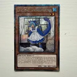 YUGIOH LAUNDRY DRAGONMAID QUARTER CENTURY SECRET RARE 1ST NM RA03-EN021 - Image 1