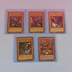 EXODIA DIE VERBOTENE KOMPLETTSET YU-GI-OH 1996 DEUTSCH 5 KARTEN - Image 1