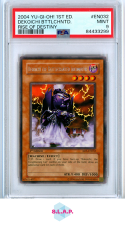 DEKOICHI BTTLCHNTD. RISE OF DESTINY YU-GI-OH! RDS 2004 EN032 PSA 9 - Image 1