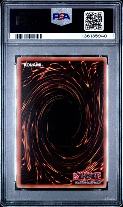 2003 YU-GI-OH! STARTER DECK: JOEY 1ST ED #001 RED-EYES B. DRAGON PSA 7 - Image 2