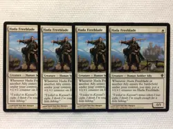 MTG 4x Hada Freeblade Worldwake Modern Magic the Gathering Card x4 LP - Image 1