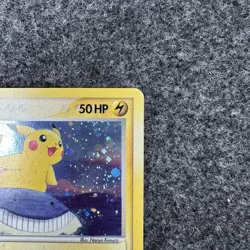 Pikachu 12/17 Pop Series 5 Holo Inverted Back Error Pokemon Card - Image 3