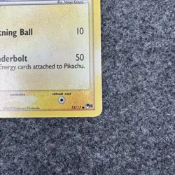 Pikachu 12/17 Pop Series 5 Holo Inverted Back Error Pokemon Card - Image 4