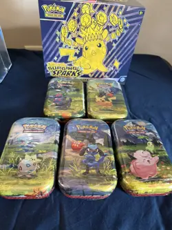 Pokemon TCG Ascended Heroes Mini Tins Art Set Collection (x5 tins) NEW SEALED - Image 1