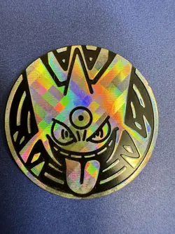 Pokemon Gengar Lot Of 2 Shiny Holographic Coins Crosshatch Cracked Ice Holo 2016 - Image 2