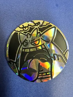 Pokemon Gengar Lot Of 2 Shiny Holographic Coins Crosshatch Cracked Ice Holo 2016 - Image 4