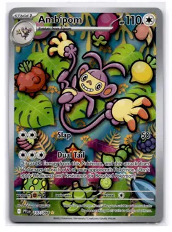 Pokemon TCG Mega Evolutions Phantasmal Flames Ambipom 107/094 Illustration Rare - Image 1