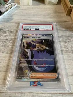 Pokemon Morty’s Conviction Temporal Forces SIR #211 PSA 10 English - Image 2