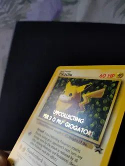 Pokemon Pikachu # 1 LPP Collecting Stamp WOTC Black Star Promo Card - Image 2