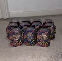 11x Pokemon TCG Mega Charizard Ex Tins | 3x X and 8x Y - BRAND NEW + FAS ✅🚚 - Image 1