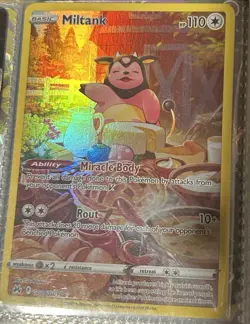 Pokemon Miltank GG24/GG70 Crown Zenith Ultra Rare Full Art Holo 110 HP - Image 1