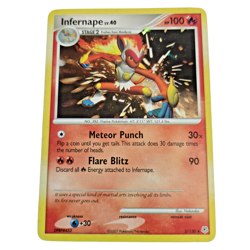 Pokemon Infernape Diamond and Pearl DP 5/130 Holo Rare Fire Stage 2 Flame LP - Image 1