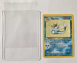 Pokemon Card - TCG Vaporeon (No Jungle Symbol) Holo Card #12/64 - Image 2