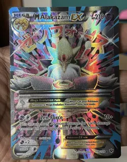 M Alakazam EX (Full Art) 118/124 XY Fates Collide Holo Pokemon TCG LP rare 2016 - Image 3