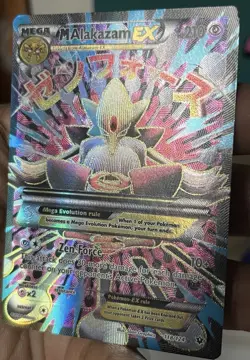 M Alakazam EX (Full Art) 118/124 XY Fates Collide Holo Pokemon TCG LP rare 2016 - Image 5