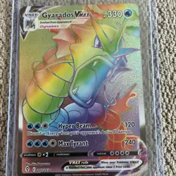 MAKE AN OFFER RARE Pokemon Gyarados VMAX Secret Rare Full Art Evolving Skies - Image 3