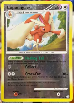 Lopunny 33/146 Reverse Holo Rare - Pokemon Legends Awakened LP/MP - Image 1