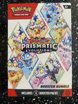 Pokemon TCG Scarlet & Violet Prismatic Evolutions Booster Bundle SEALED - Image 1