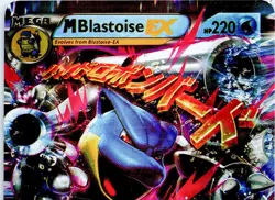 Pokemon XY Base Set M Blastoise EX 30/146 Holo - Image 3