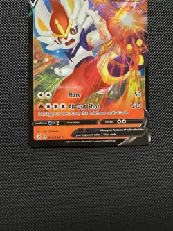 Pokemon TCG Cinderace V 044/264 SWSH08: Fusion Strike Ultra Rare Near Mint - Image 4