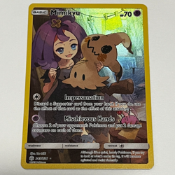 2019 Pokemon Mimikyu 245/236 SECRET RARE Full Art Cosmic Eclipse - Image 1