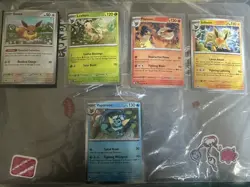 Pokemon TCG Eeveelution Holo Set (10 Holos) – Eevee + All Evolutions + Moon & Su - Image 1