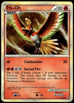 Ho-Oh HGSS01 Promo HGSS Black Star Promos Pokemon Reverse Holo HP - Image 1