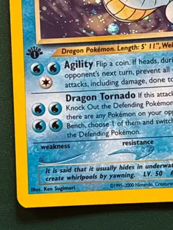 Pokemon Kingdra 8/111 1st Edition Holo SWIRL Neo Genesis NM - Image 4