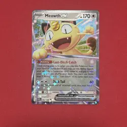 Pokemon Meowth ex Double Rare ME03: Perfect Order 062/088 NM - Image 1