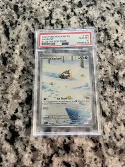 PSA 10 Pokemon TCG Snorunt SV04 Paradox Rift Illustration Rare Holo 188/182 - Image 1