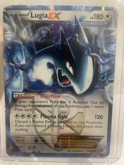 2012 Pokemon BW Plasma Storm Lugia EX 108/135 Ultra Rare Near Mint Ungraded - Image 1