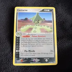 POKEMON CACTURNE 27/108 POWER KEEPERS UNCOMMON LP - Image 1