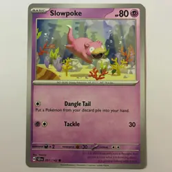 Slowpoke 57/142 Common Stellar Crown Pokemon Near Mint - Image 1