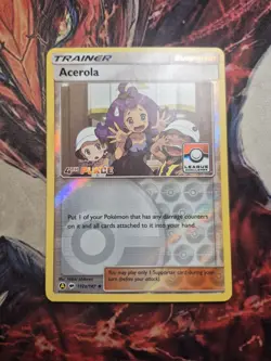 Acerola 4th Place 112a/147 League Promo Pokemon TCG Burning Shadows LP - Image 1