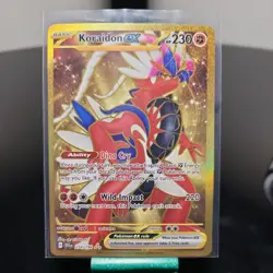 Pokemon TCG Scarlet & Violet Koraidon ex 254/198 Hyper Rare - Image 1