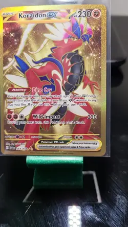 Pokemon TCG Scarlet & Violet Koraidon ex 254/198 Hyper Rare - Image 2