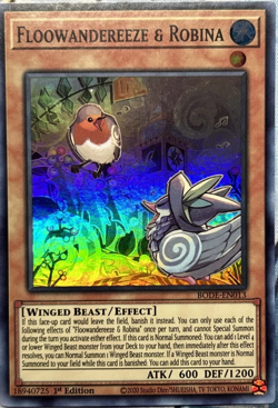 Floowandereeze & Robina - BODE-EN013 Burst of Destiny 1st Ed. ULTRA RARE YuGiOh - Image 1