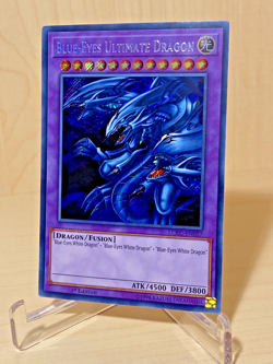 Yugioh / "Blue-Eyes Ultimate Dragon" / LCKC-EN057 / Secret Rare / 1st Edition - Image 1