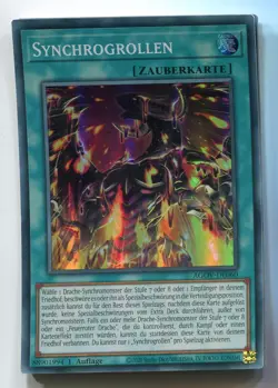 Yu-Gi-Oh! Synchrogrollen Super Rare AGOV-DE060 - Image 1