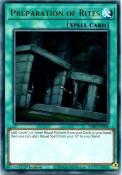 Preparation of Rites - RA02-EN056 - Ultra Rare - 1st Edition Yugioh - Image 1