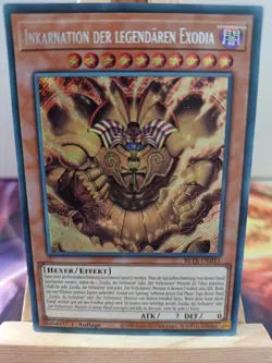 Inkarnation der Legendaren Exodia BLTR-DE051 Secret Rare Deutsch NM YUGIOH - Image 1