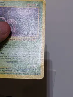 Grimer 48/62 1st Edition Fossil Pokemon Card WOTC - MP - Image 5