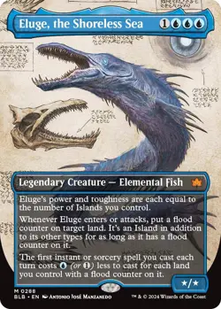 MTG Eluge the Shoreless Sea Bloomburrow Mythic Legendary Creature NM - Image 2