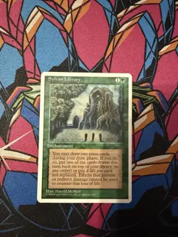 Sylvan Library MTG Core Set 4th Edition Regular - Image 1