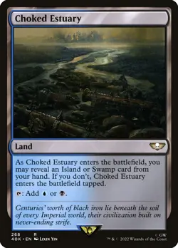 MTG Choked Estuary ** Warhammer 40,000 Commander ** English (NM) - Image 1