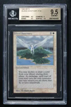 Island Sanctuary BGS 9.5 Beta MTG Graded Magic Card - Image 1
