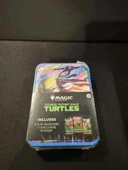 Magic: The Gathering Teenage Mutant Ninja Turtles Leonardo Tin Boosters - Image 1