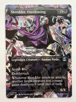 Shredder, Unrelenting (Borderless) #210 - Teenage Mutant Ninja Turtles (TMT) - Image 1