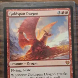 Wizards of the Coast Goldspan Dragon Mythic Creature Kaldheim Regular English - Image 1